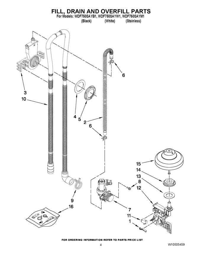 Diagram for WDF750SAYW1