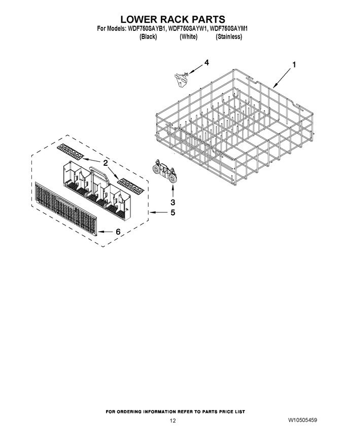 Diagram for WDF750SAYW1