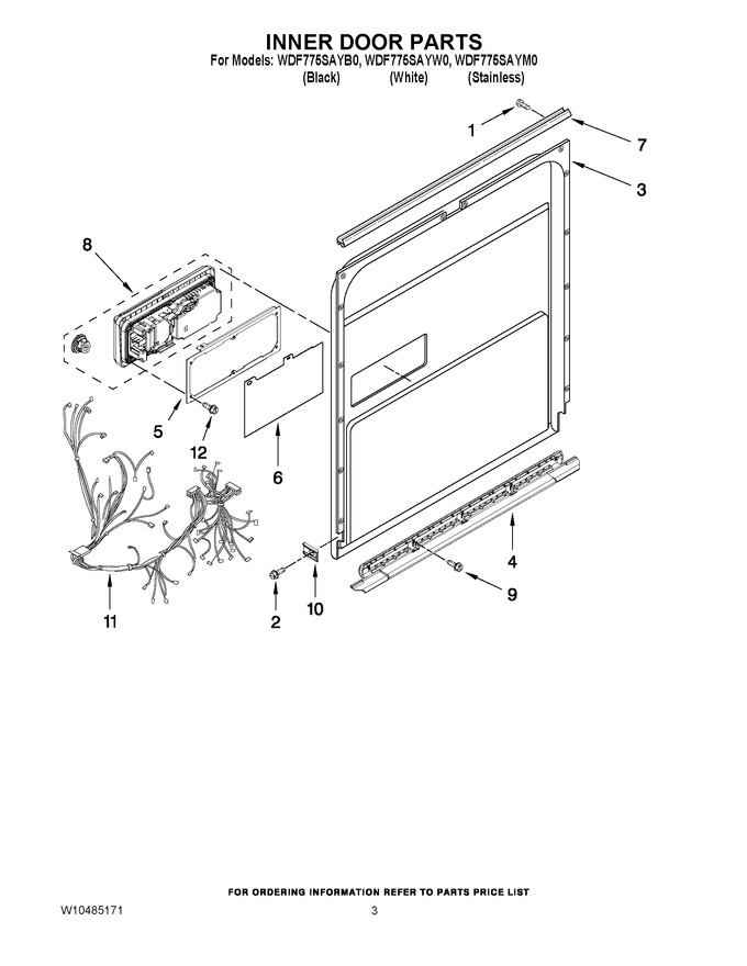 Diagram for WDF775SAYB0
