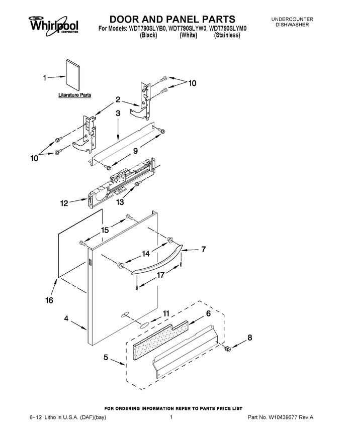 Diagram for WDT790SLYB0