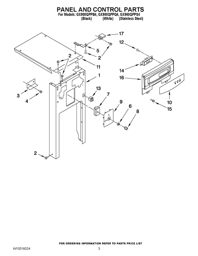 Diagram for GX900QPPQ4