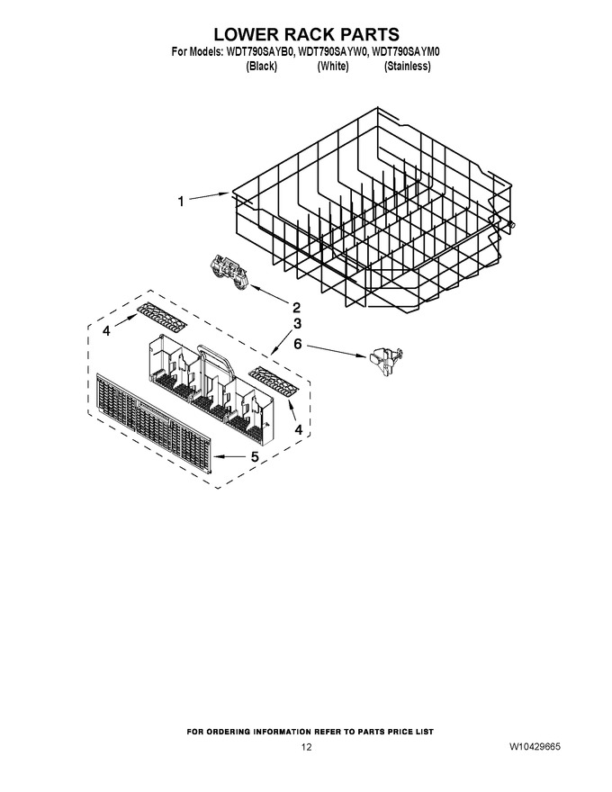 Diagram for WDT790SAYW0