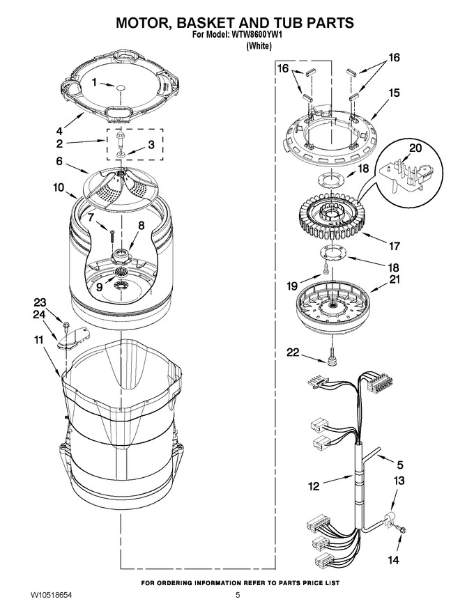 Diagram for WTW8600YW1