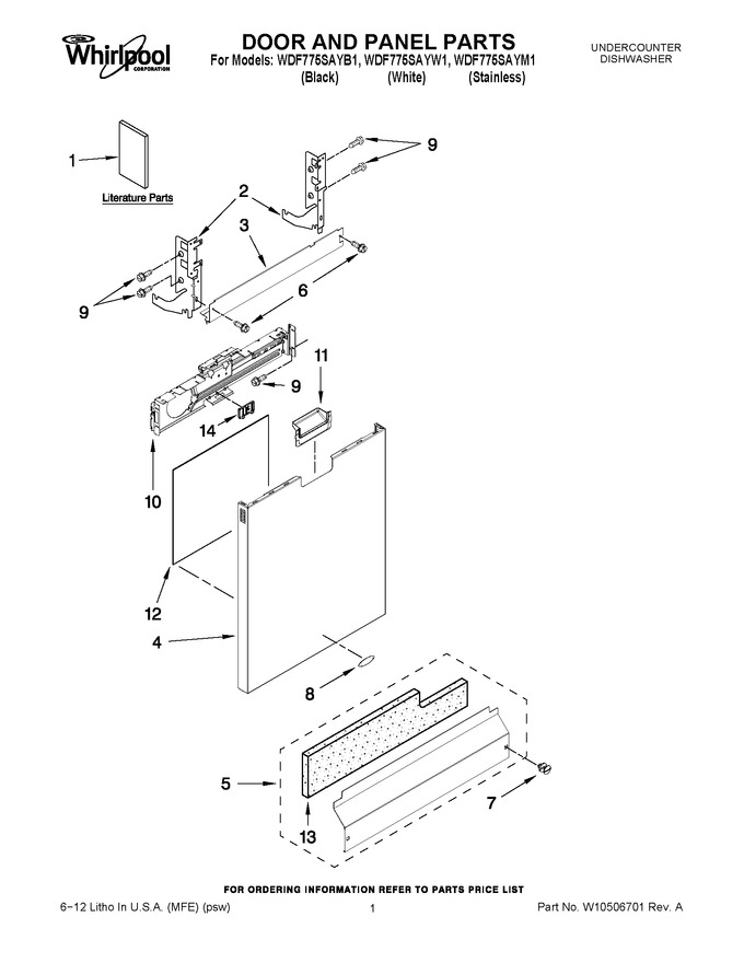 Diagram for WDF775SAYB1