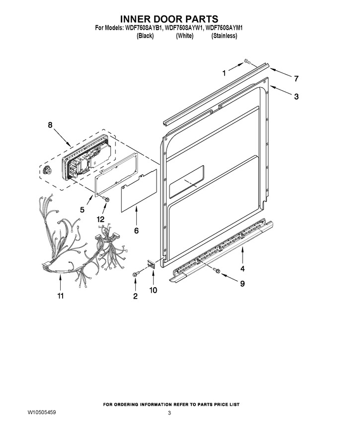 Diagram for WDF750SAYW1