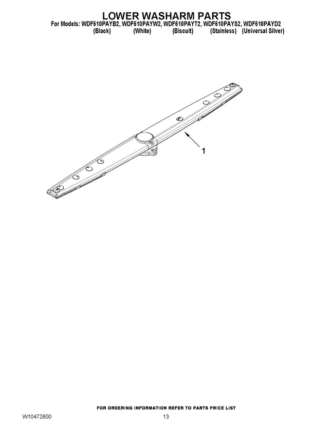 Diagram for WDF510PAYT2