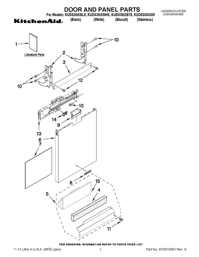 Diagram for KUDS30IXBT8
