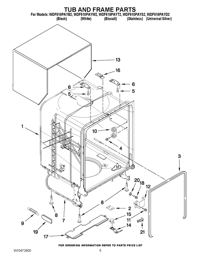 Diagram for WDF510PAYS2