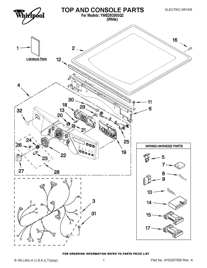 Diagram for YWED9200SQ2
