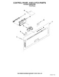Diagram for 02 - Control Panel And Latch Parts