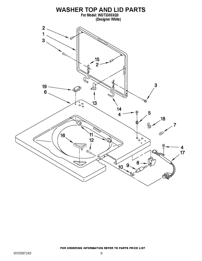 Diagram for WGT3300XQ0