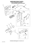 Diagram for 08 - Dispenser Front Parts