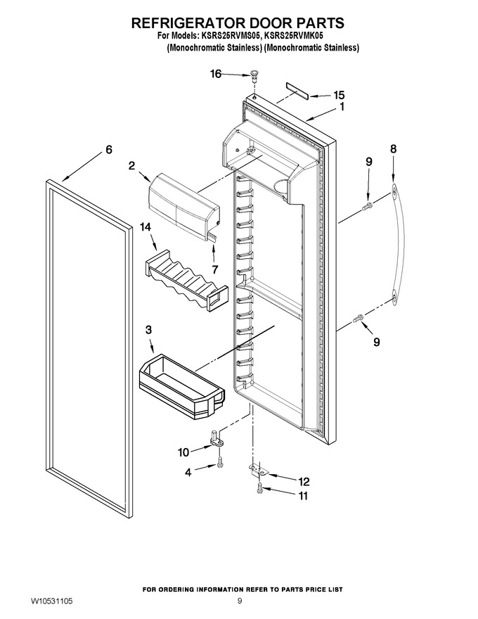 Diagram for KSRS25RVMK05
