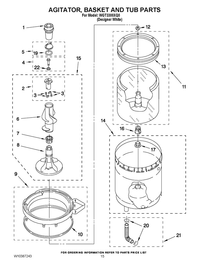Diagram for WGT3300XQ0