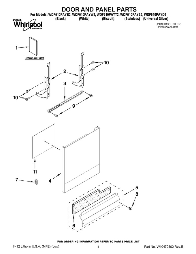 Diagram for WDF510PAYS2