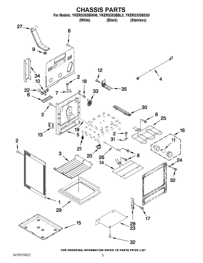 Diagram for YKERS303BWH0