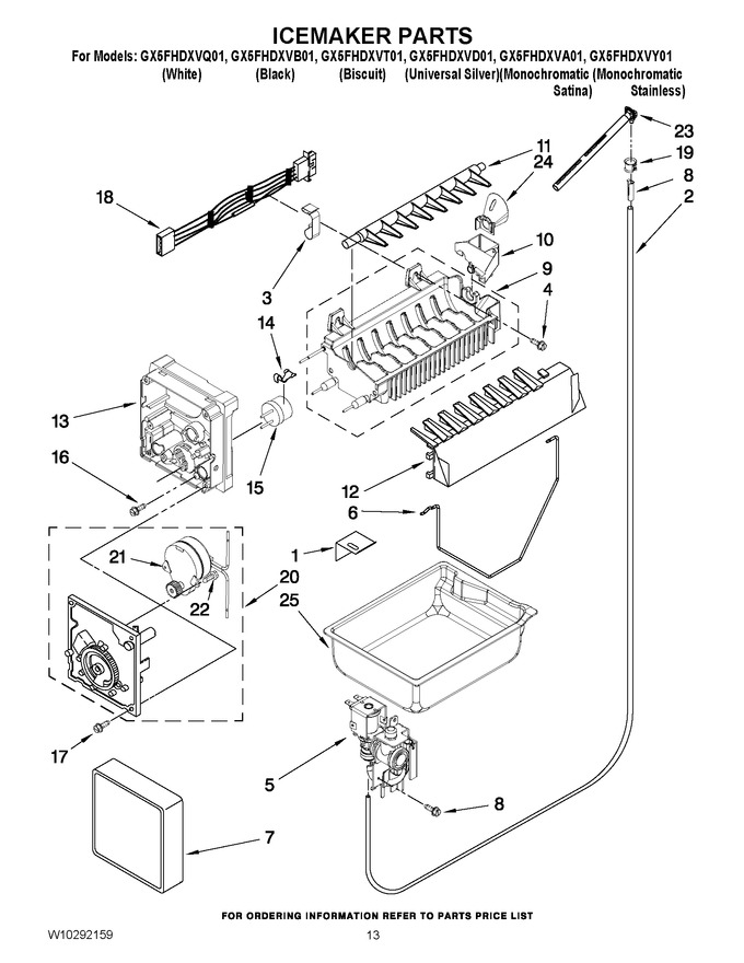 Diagram for GX5FHDXVQ01