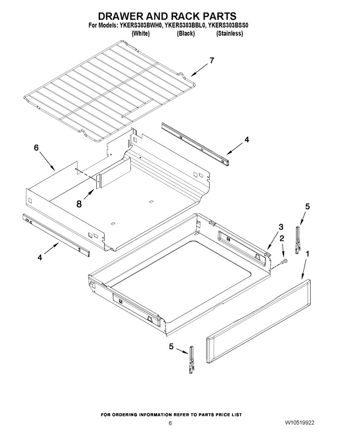 Diagram for YKERS303BWH0
