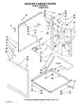 Diagram for 07 - Washer Cabinet Parts