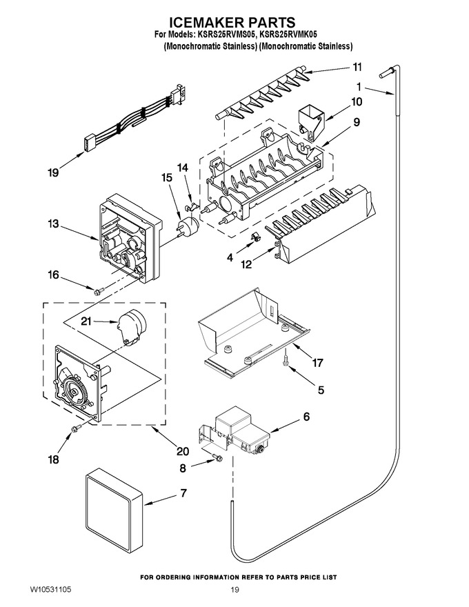 Diagram for KSRS25RVMK05