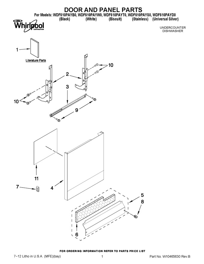Diagram for WDF510PAYD0