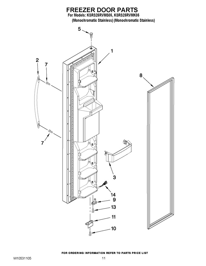 Diagram for KSRS25RVMK05