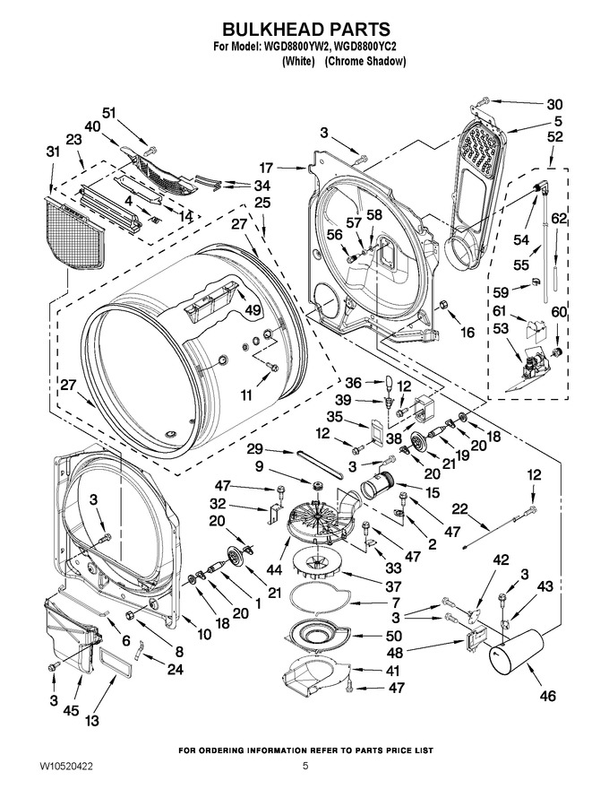 Diagram for WGD8800YW2