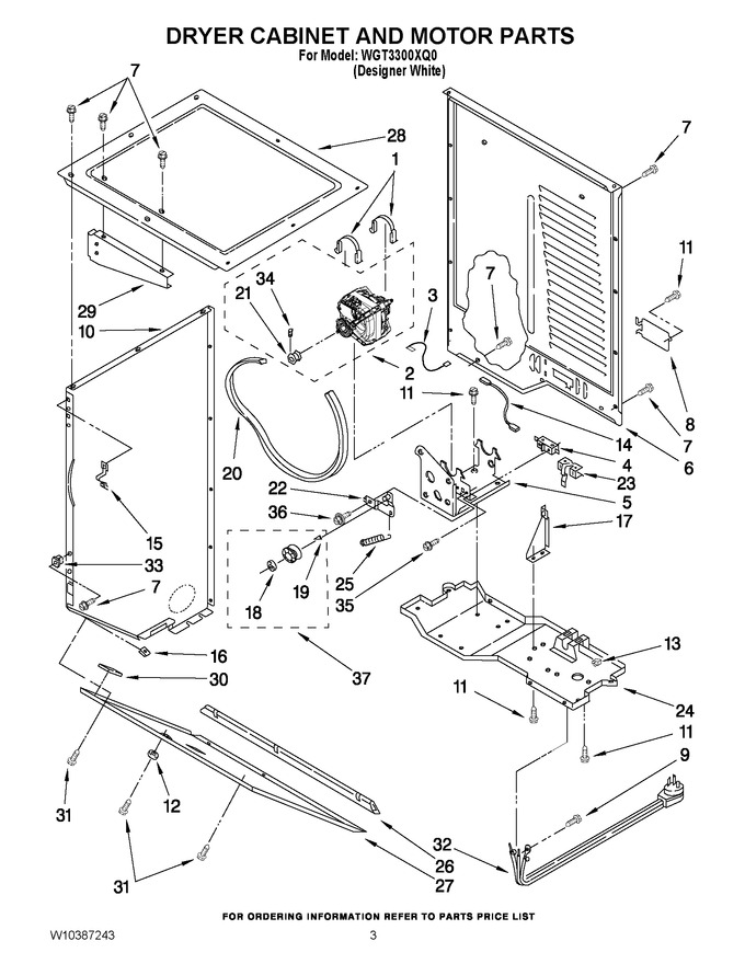 Diagram for WGT3300XQ0