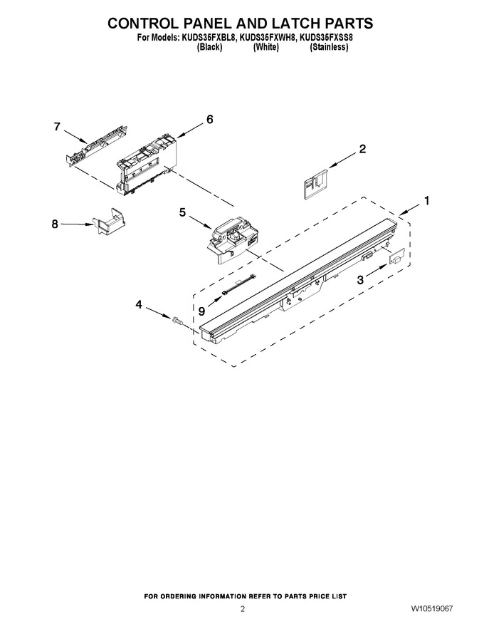 Diagram for KUDS35FXBL8