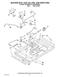 Diagram for 02 - Burner Box, Gas Valves, And Switches