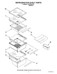 Diagram for 03 - Refrigerator Shelf Parts