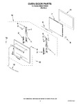 Diagram for 03 - Oven Door Parts