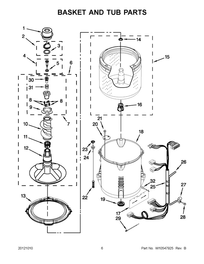 Diagram for 7MWTW1605AW1
