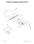 Diagram for 02 - Internal Warming Drawer Parts