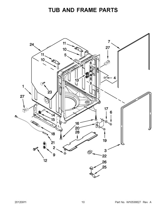Diagram for KUDC10FBWH0
