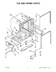 Diagram for 05 - Tub And Frame Parts