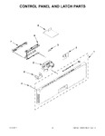 Diagram for 02 - Control Panel And Latch Parts