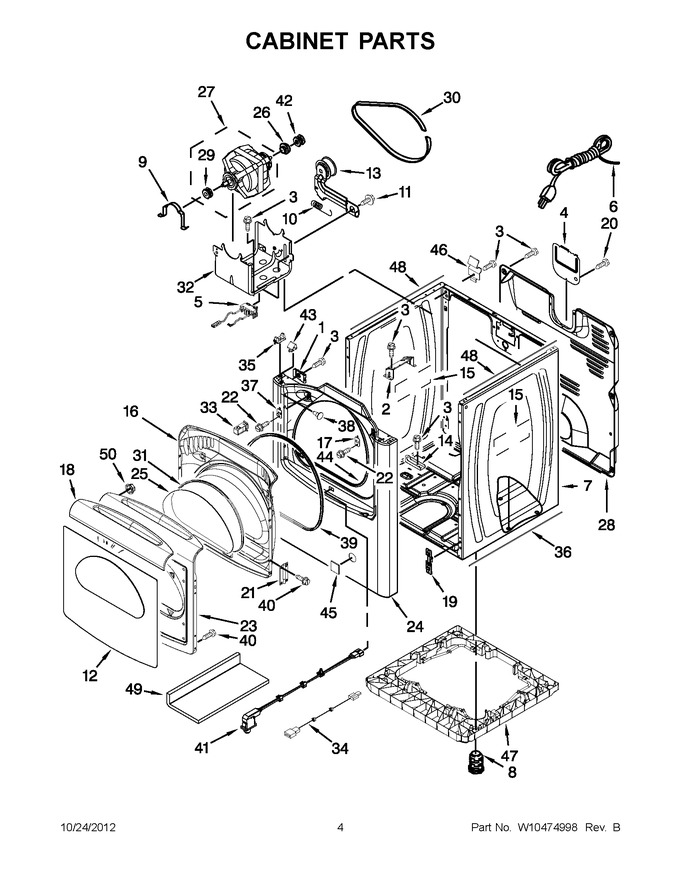 Diagram for WGD8800YW1