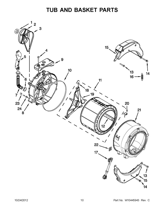 Diagram for WFW9050XW03