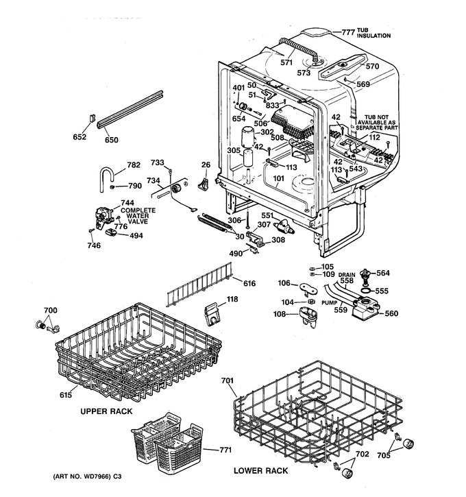 Diagram for GSC1200T03WH