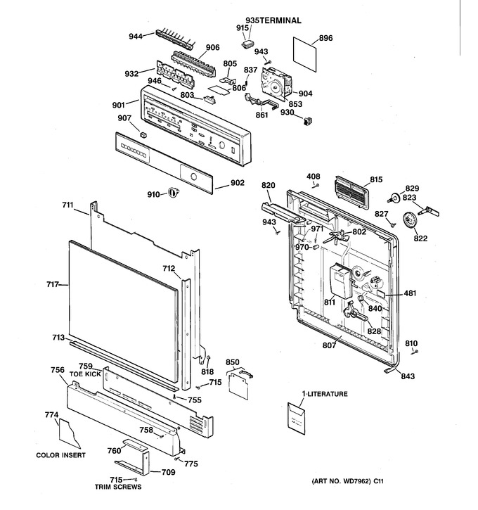 Diagram for GSD906X-72BA