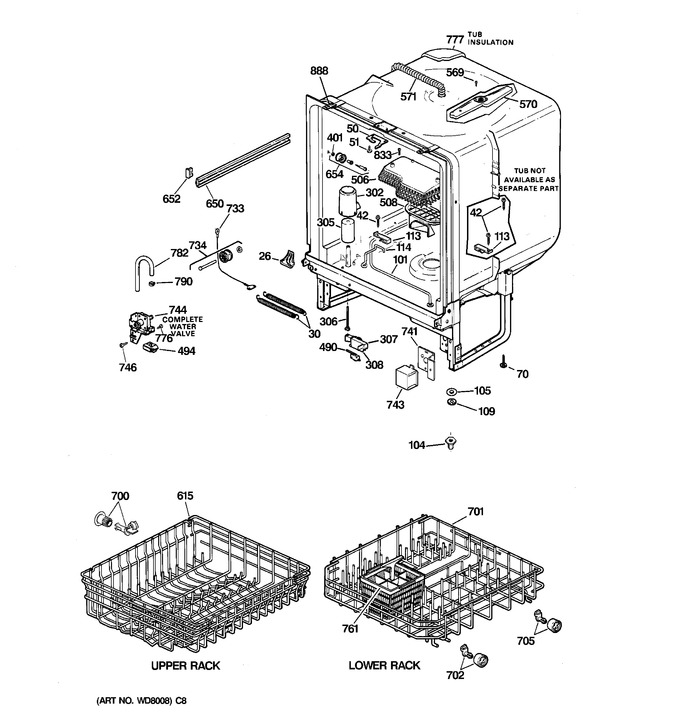 Diagram for GSD936X-72WW