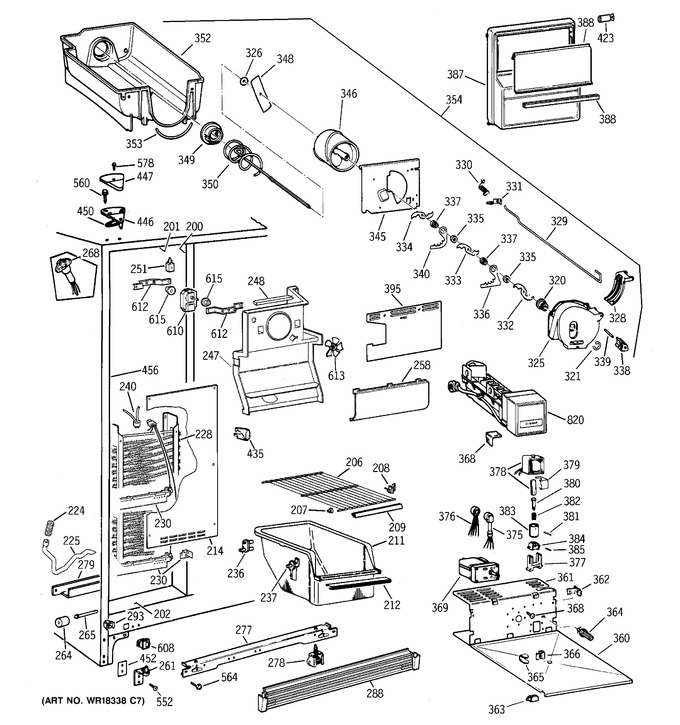 Diagram for CSX22GRXDAA