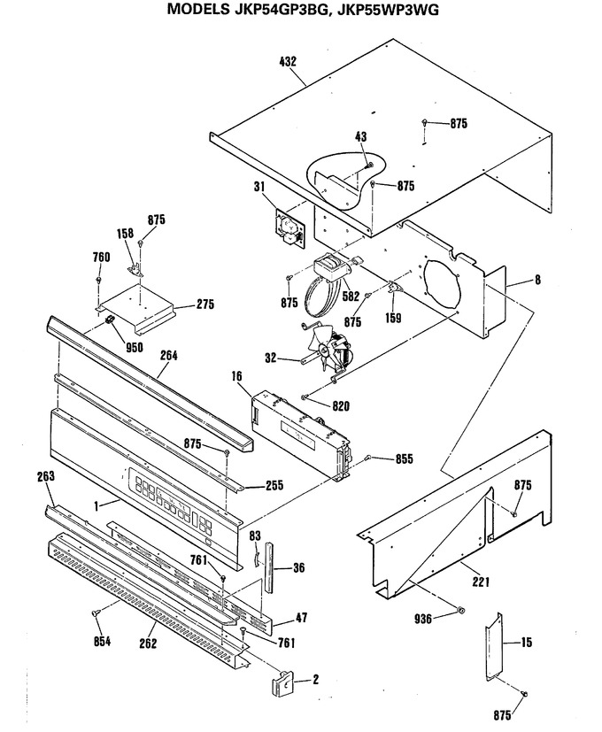 Diagram for JKP54GP3BG