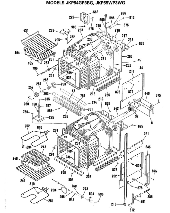 Diagram for JKP55WP3WG