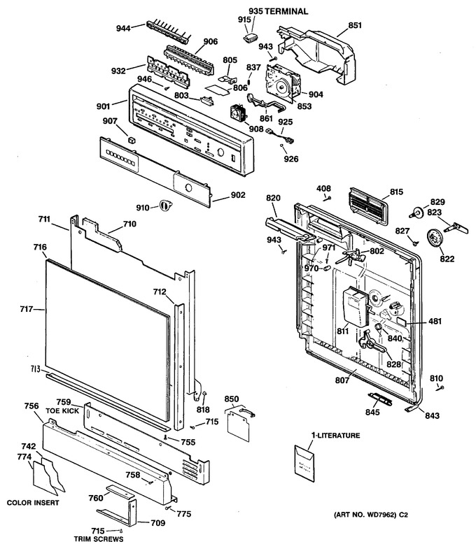 Diagram for GSD1180T60WW