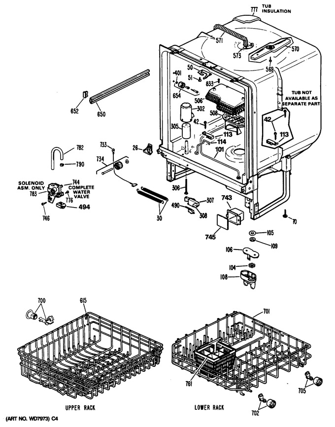 Diagram for GSD730T-62WW
