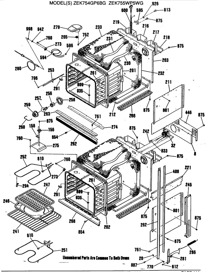 Diagram for ZEK754GP6BG