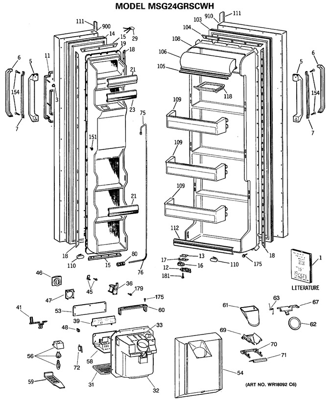 Diagram for MSG24GRSCWH