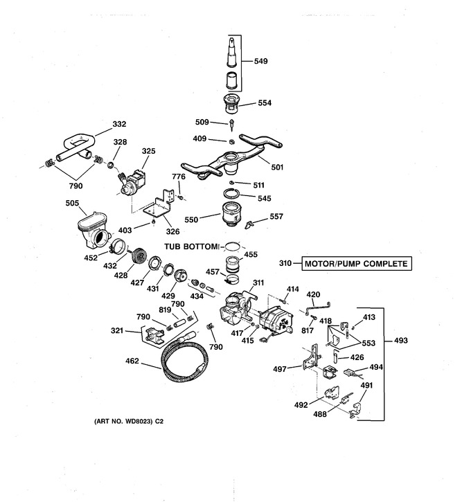 Diagram for GSD4420X73BB
